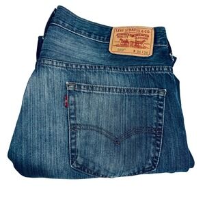 Levis 569 Loose Straight Blue Jeans Mens 34 x 31 More Room in Seat and Thighs